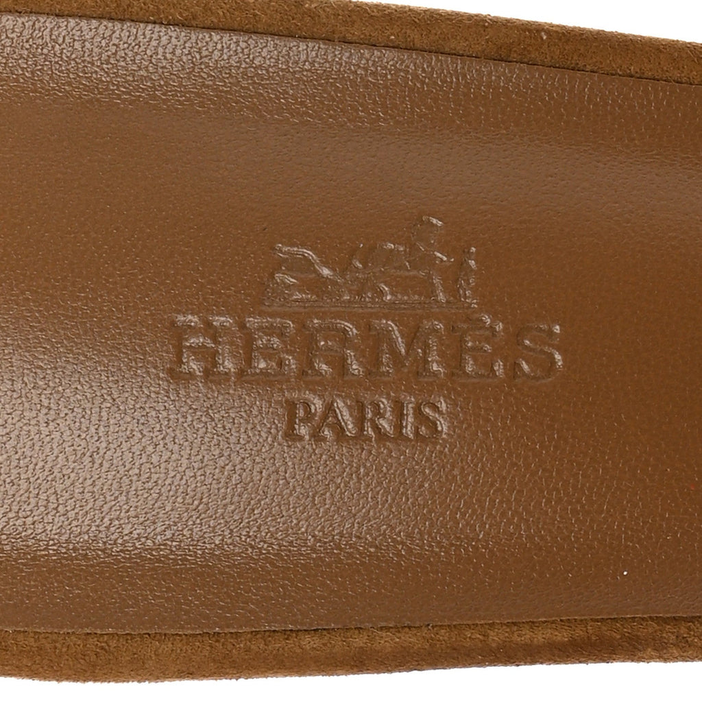 Suede Goatskin Helia 60 Sandals 41 Brun Fume wholesalehk.shop