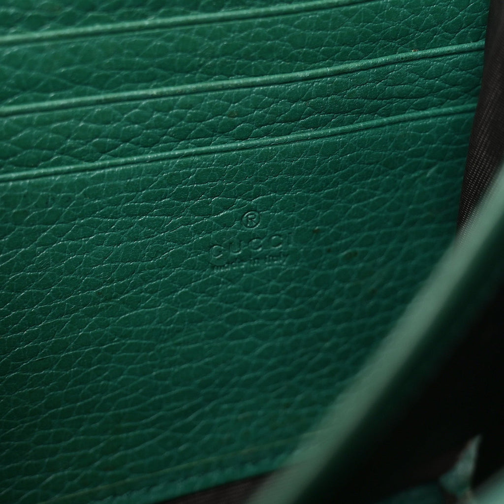 Calfskin Mini Dionysus Chain Wallet Emerald wholesalehk.shop
