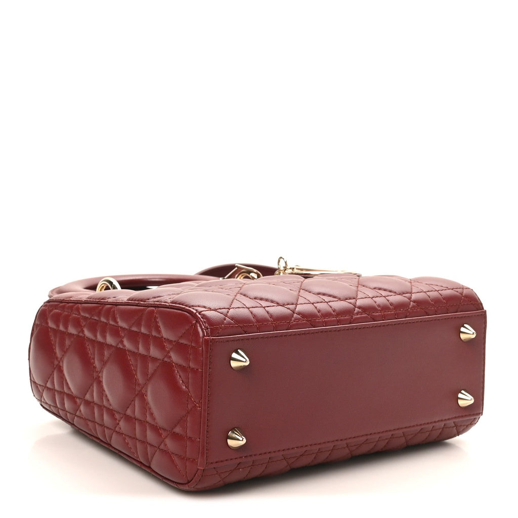 Lambskin Cannage Small My ABCDior Lady Bordeaux wholesalehk.shop
