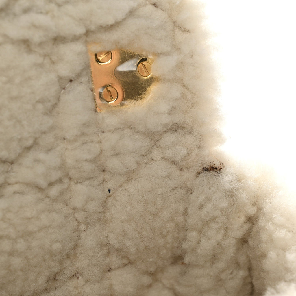 Shearling Cannage Large Caro Bag Camel wholesalehk.shop