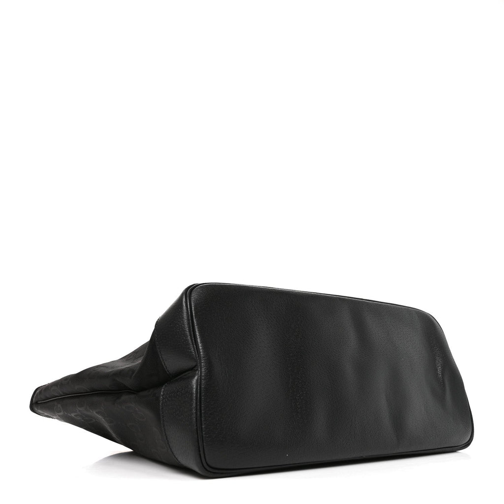 Econyl Nylon Monogram Medium Off The Grid Tote Bag Black wholesalehk.shop