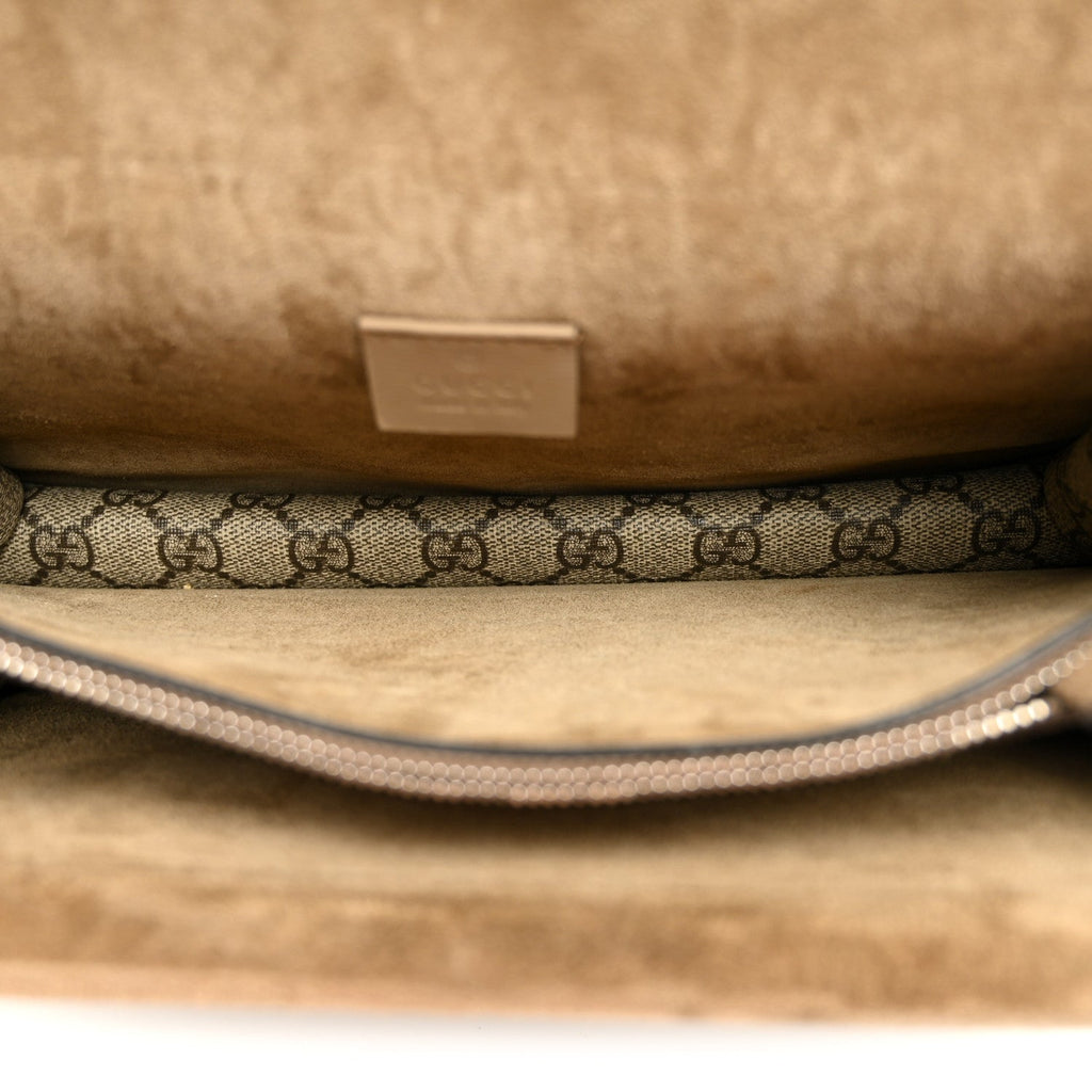 GG Supreme Monogram Small Dionysus Shoulder Bag Taupe wholesalehk.shop