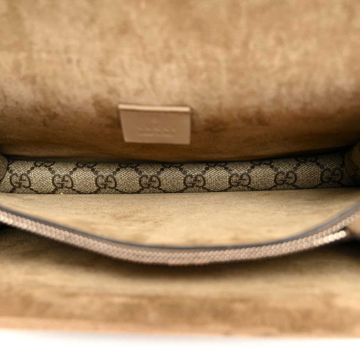 GG Supreme Monogram Small Dionysus Shoulder Bag Taupe wholesalehk.shop