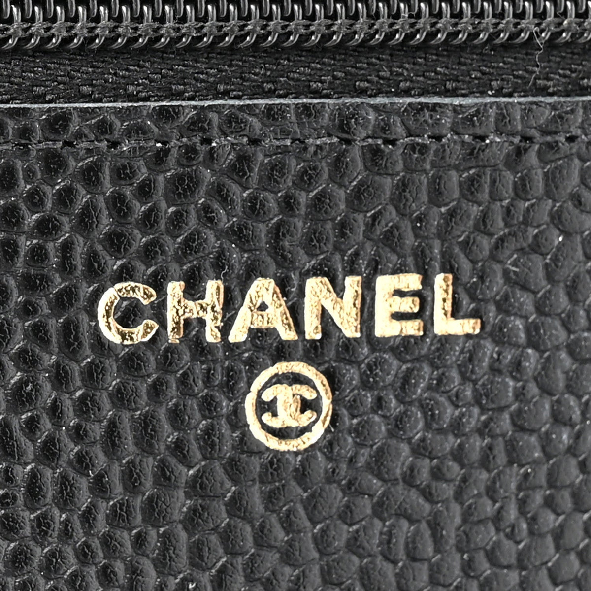 Caviar Quilted CC Turnlock Wallet On Chain WOC Black wholesalehk.shop