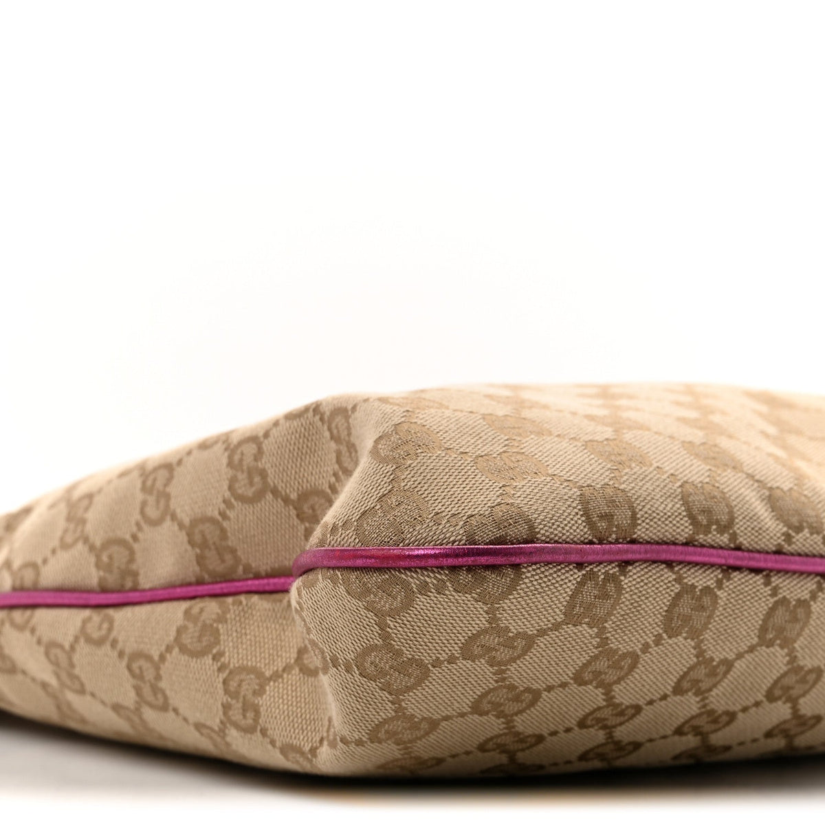 Metallic Calfskin Monogram Medium New Britt Hobo  Pink wholesalehk.shop