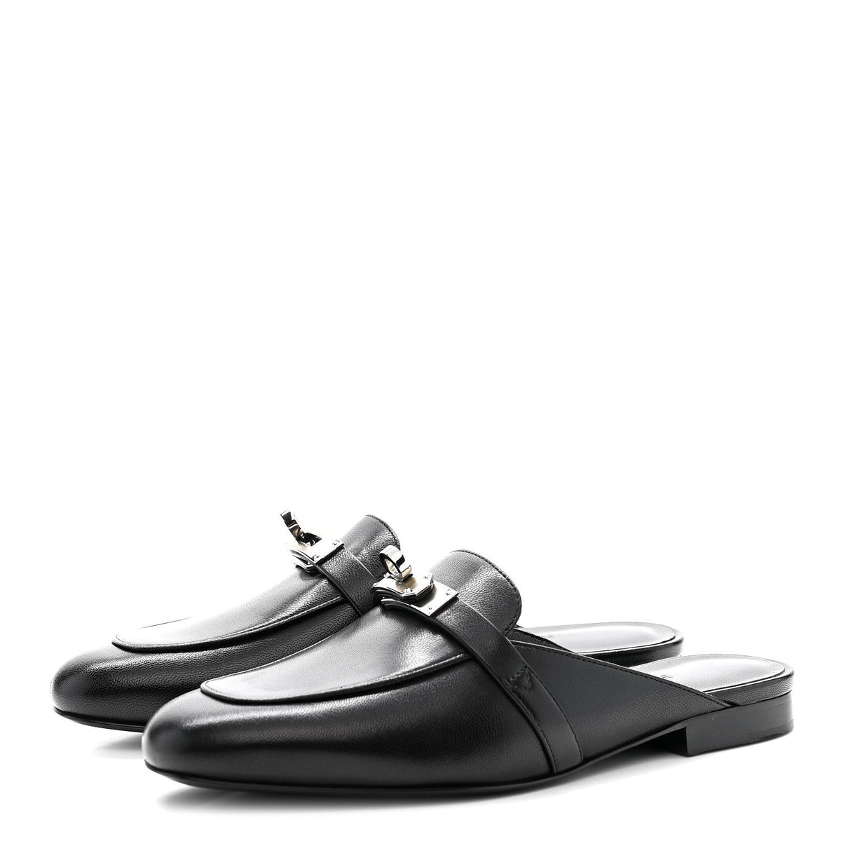 Goatskin Oz Mules 35 Black wholesalehk.shop