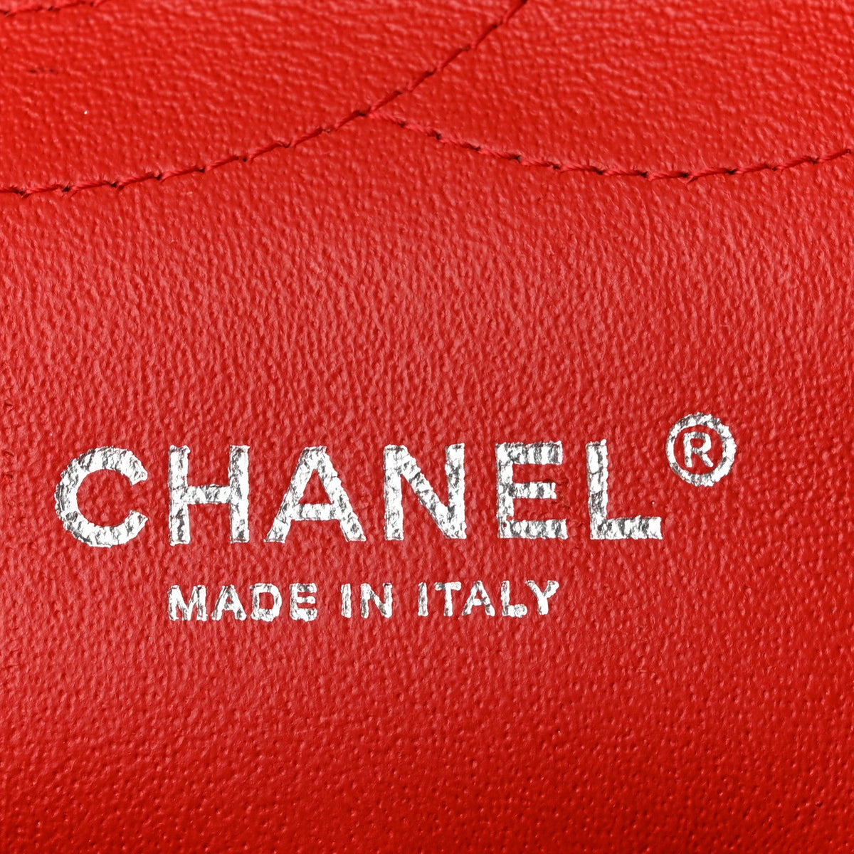 Lambskin Quilted Jumbo Double Flap Red wholesalehk.shop