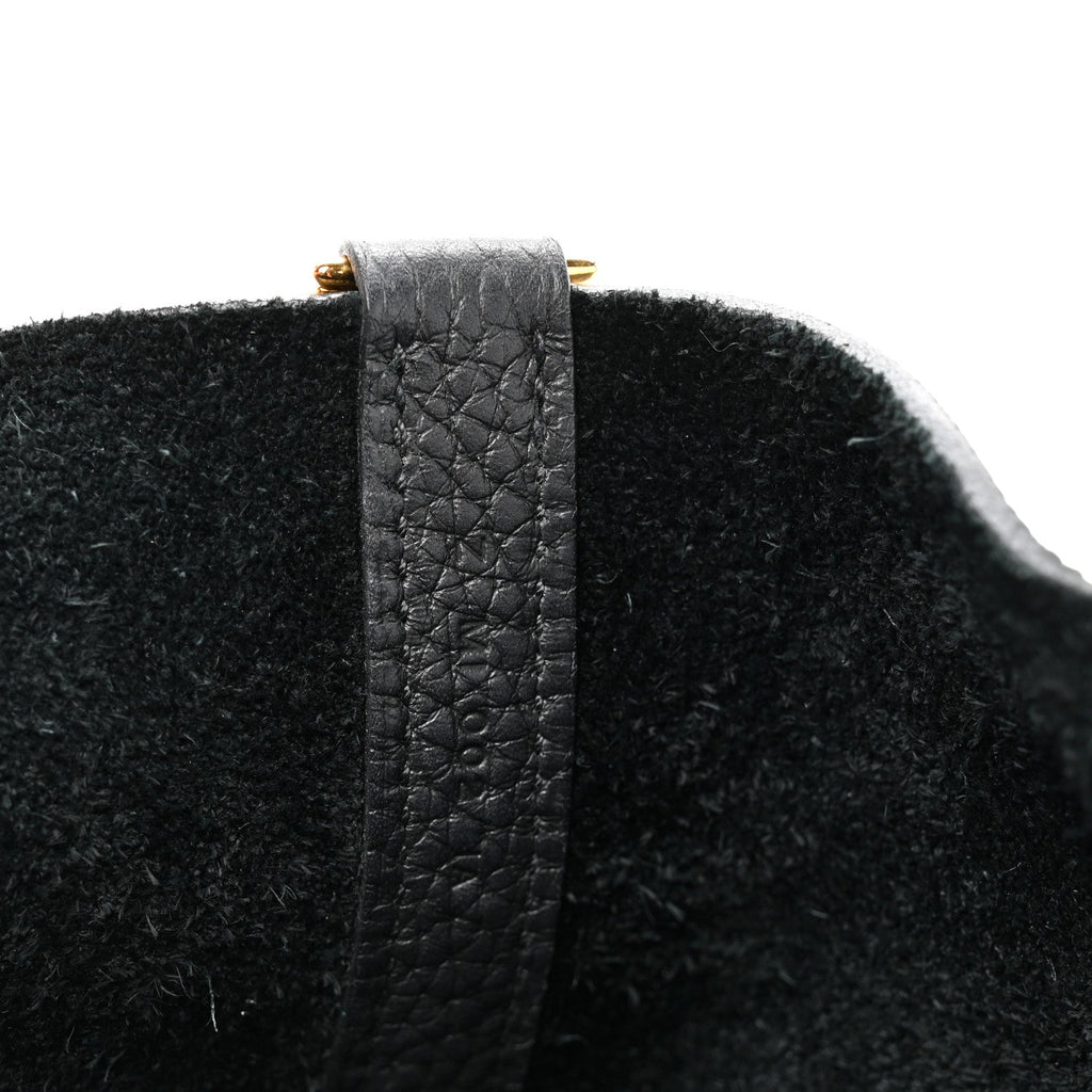 Taurillon Clemence Picotin Lock 22 MM Black £¨ Direct shipment via from wholesalehk.shop