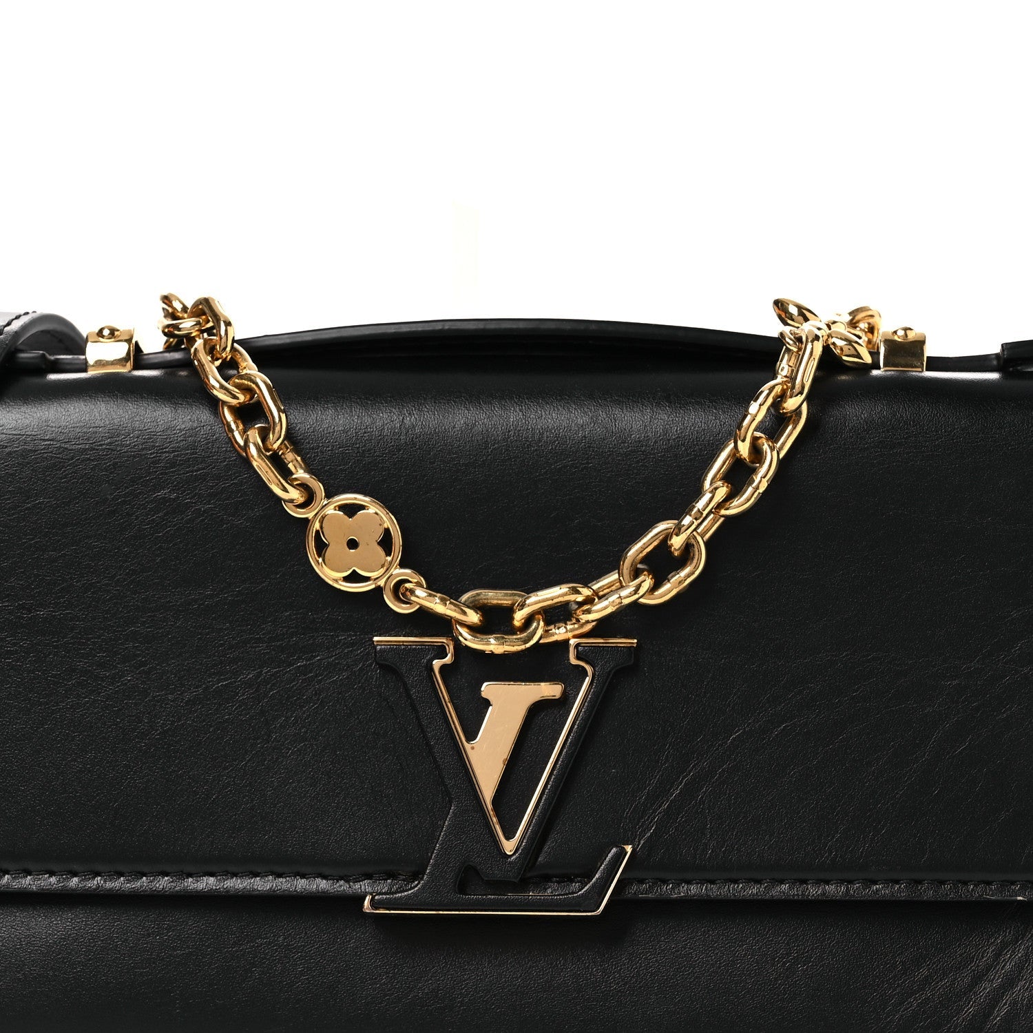 Calfskin LV Wallet On Chain Capucines Black £¨ Direct shipment via from wholesalehk.shop
