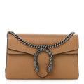 Dollar Calfskin Crystal Super Mini Dionysus Shoulder Bag Natural Tan Black Diamond wholesalehk.shop
