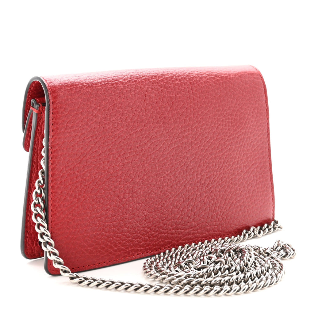 Calfskin Super Mini Dionysus Shoulder Bag Hibiscus Red wholesalehk.shop