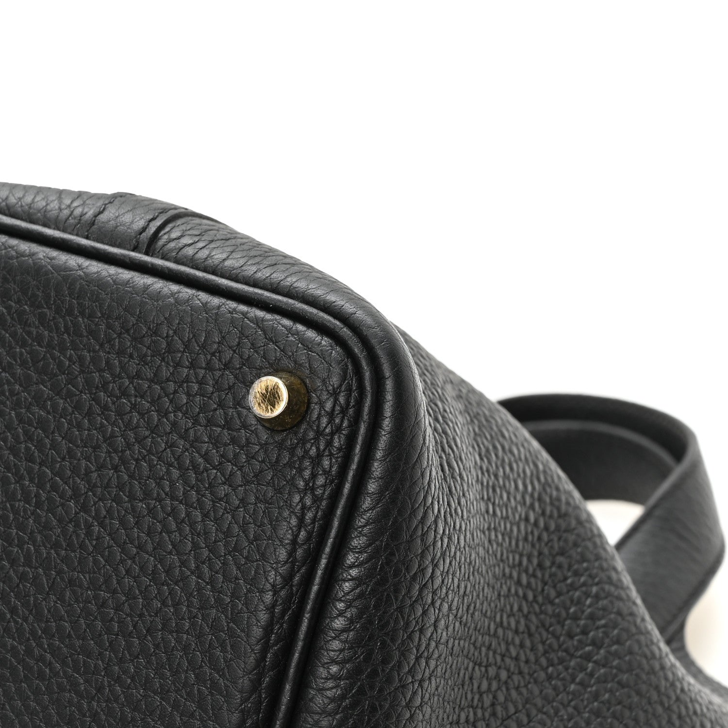 Taurillon Clemence Picotin Lock 18 PM Black £¨ Direct shipment via from wholesalehk.shop