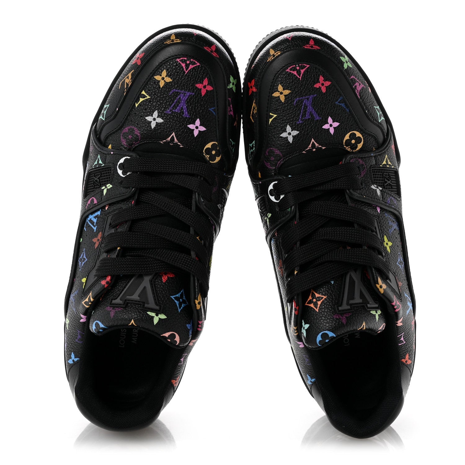 LV X TM Calfskin Monogram Multicolor Womens LV Trainer Sneakers 37.5 Black £¨ Direct shipment via from wholesalehk.shop