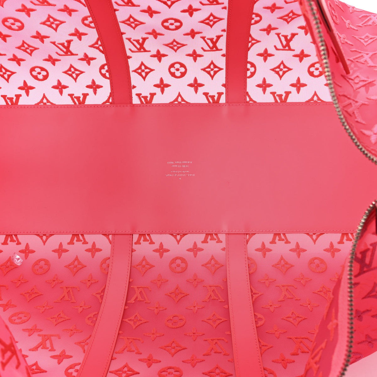 Monogram Fluo See Through Keepall Bandouliere 50 Rose wholesalehk.shop