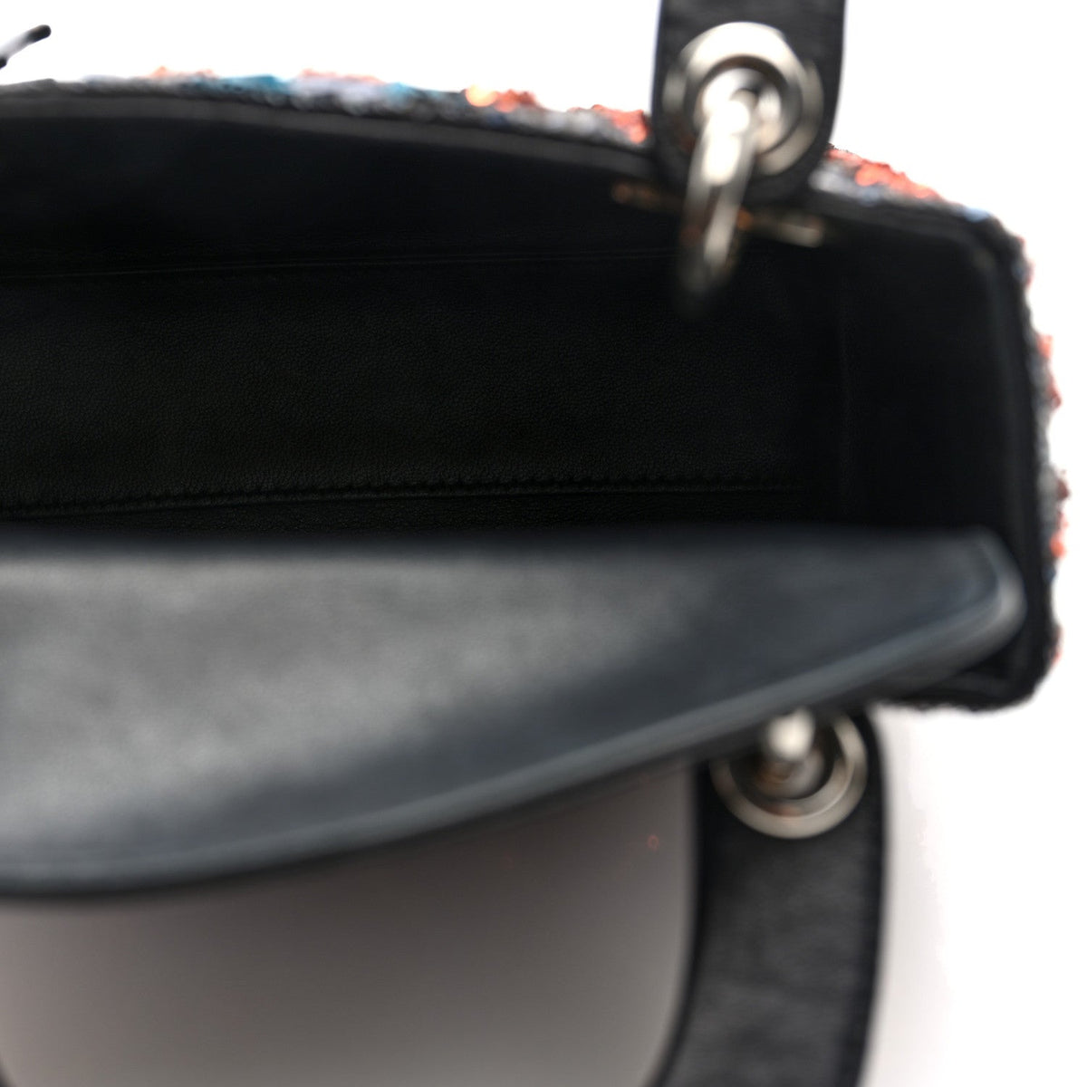 Sequin Lambskin Esprit Tokyo Mini Lady Dior Blue Multicolor wholesalehk.shop