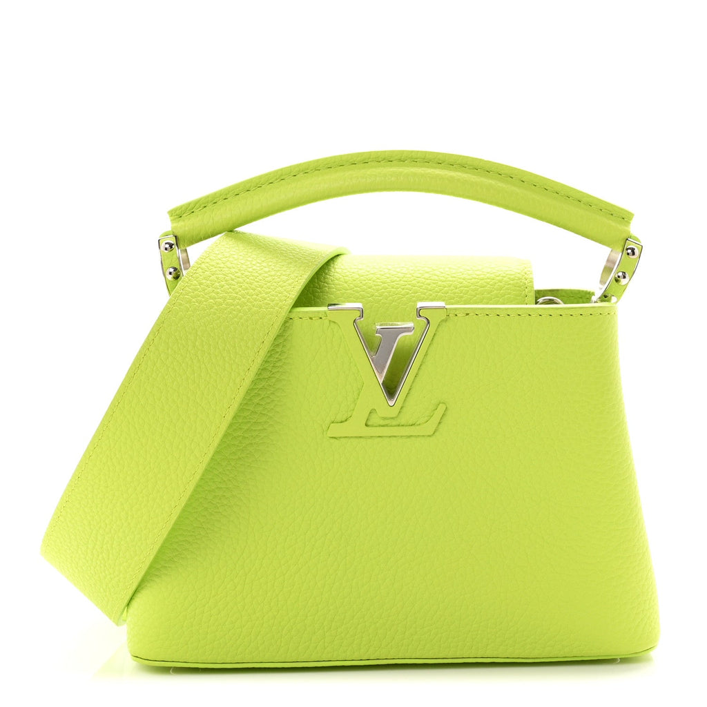 Taurillon Mini Capucines Chartreuse £¨ Direct shipment via from wholesalehk.shop