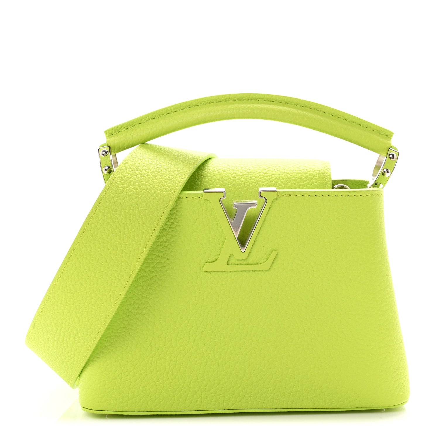 Taurillon Mini Capucines Chartreuse £¨ Direct shipment via from wholesalehk.shop