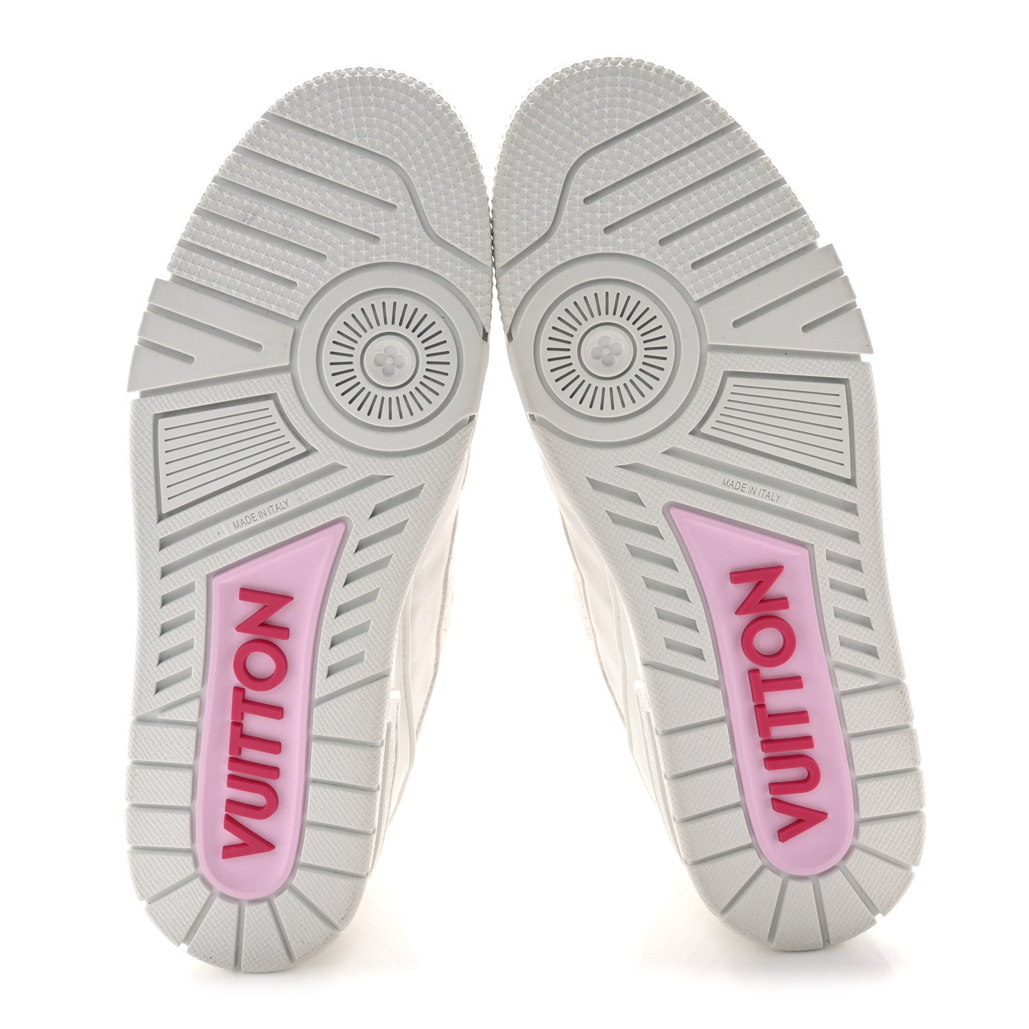 LV X TM Embossed Monogram Cherry Blossom LV Trainer Sneakers 41 White £¨ Direct shipment via from wholesalehk.shop