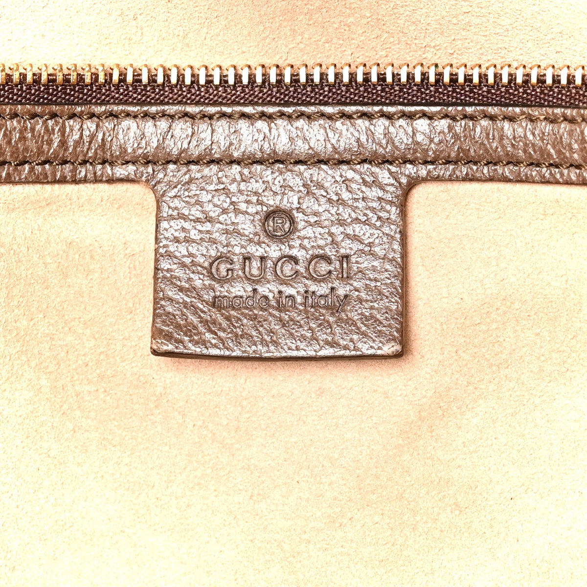 GG Supreme Monogram Medium Ophidia Shopping Tote Brown wholesalehk.shop
