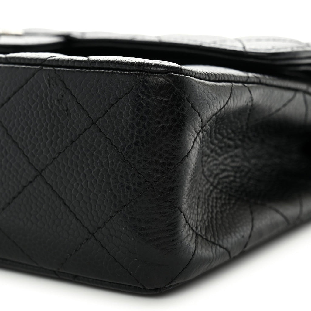 Caviar Quilted Small Double Flap Black wholesalehk.shop