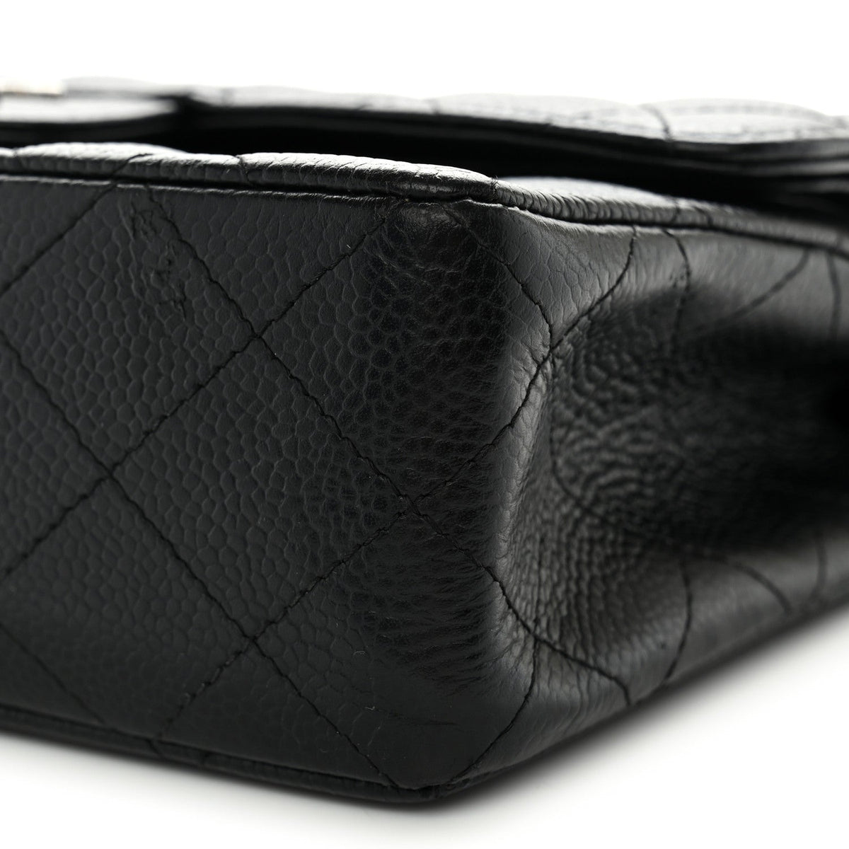 Caviar Quilted Small Double Flap Black wholesalehk.shop