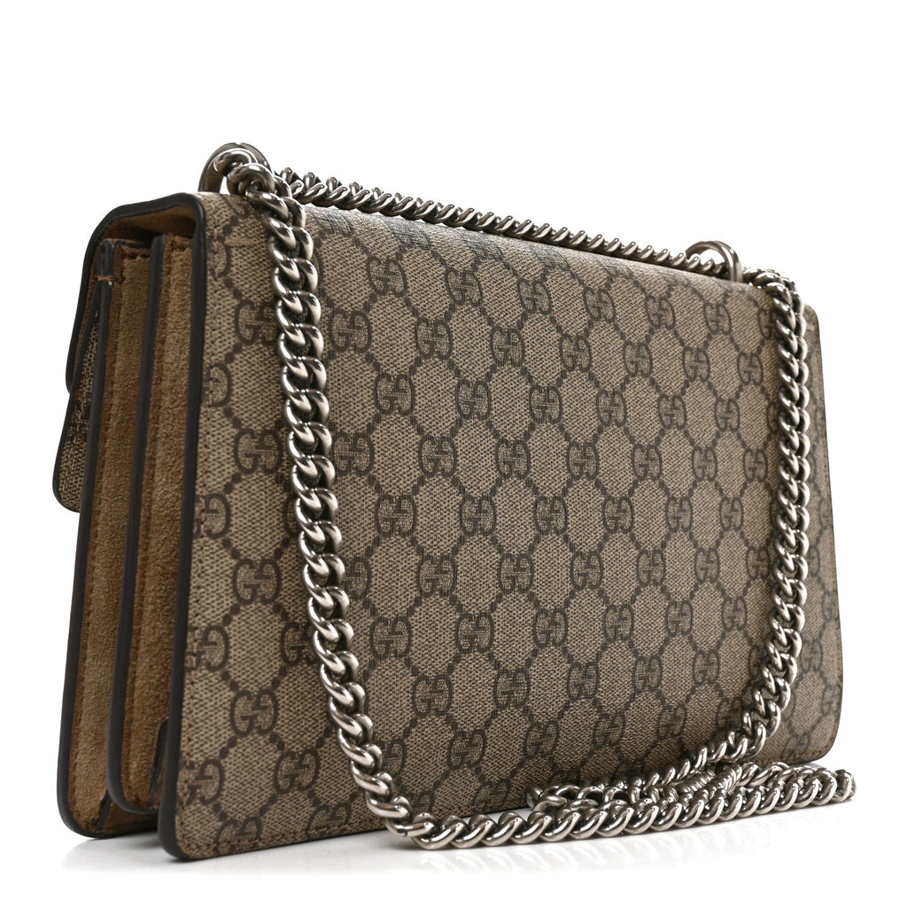 GG Supreme Monogram Small Dionysus Shoulder Bag Taupe wholesalehk.shop