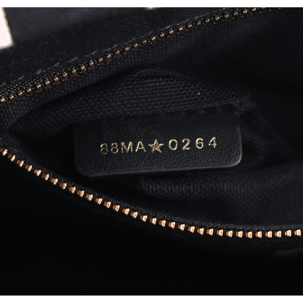 Canvas Calfskin Embroidered Small Plan De Paris Book Tote With Strap Black White £¨ Direct shipment via from wholesalehk.shop