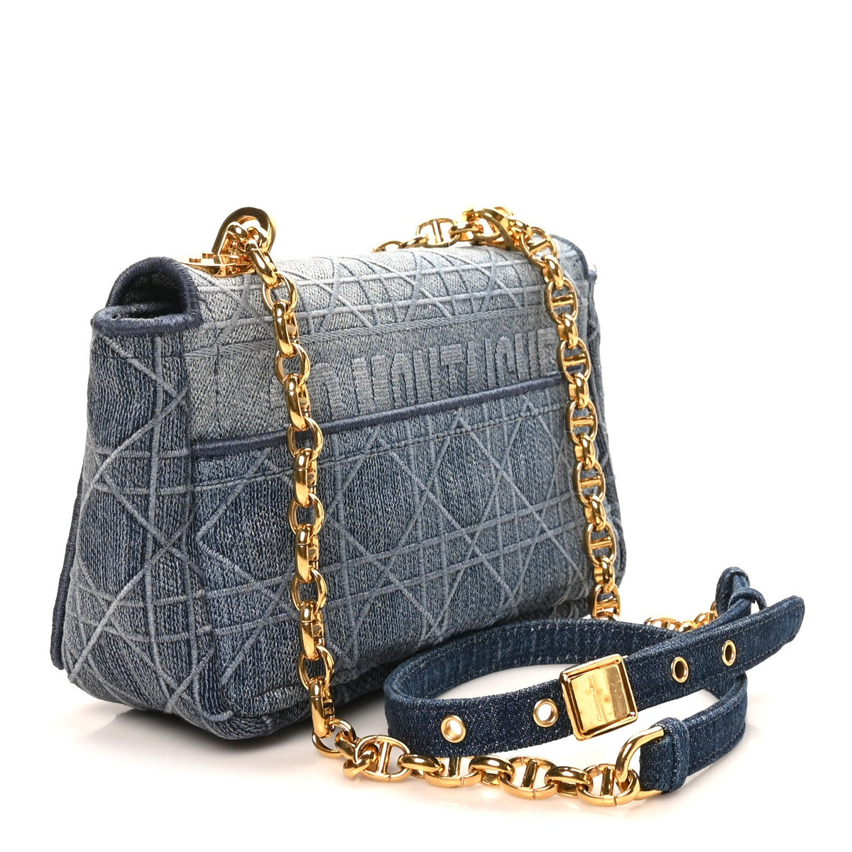Denim Cannage Small Caro Bag Blue wholesalehk.shop