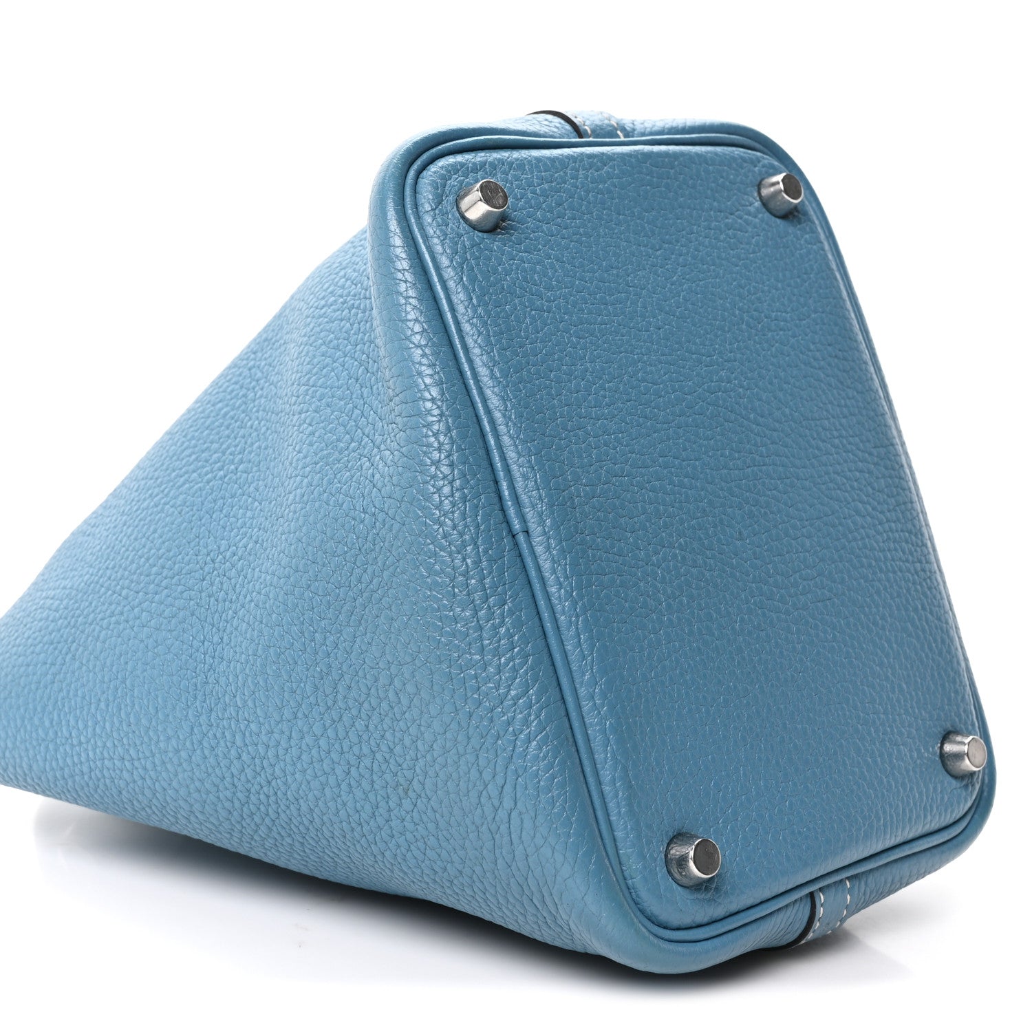 Taurillon Clemence Picotin Lock 18 PM Blue Jean £¨ Direct shipment via from wholesalehk.shop