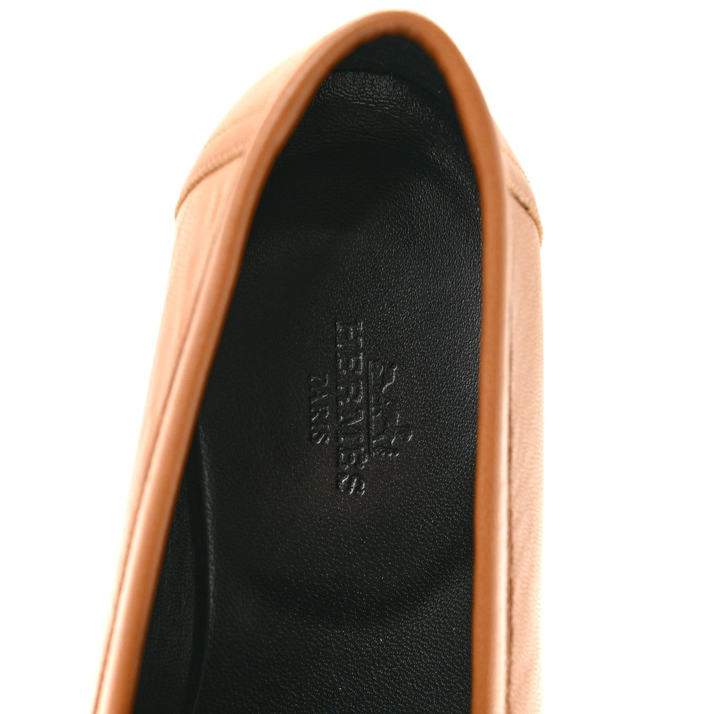 Goatskin Womens Paris Loafers 36.5 Gold wholesalehk.shop