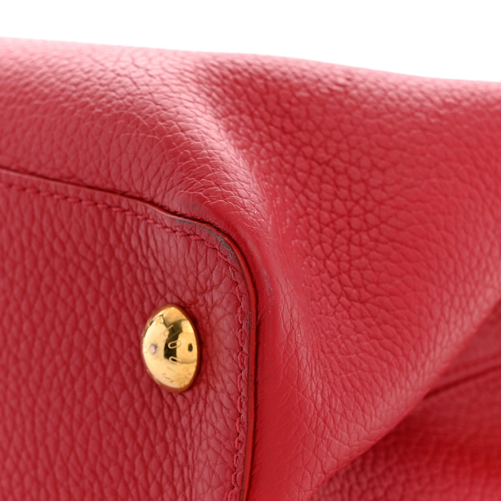 Taurillon Capucines PM Rubis £¨ Direct shipment via from wholesalehk.shop