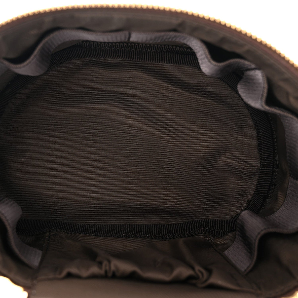 GG Supreme Monogram Textured Calfskin Web Ophidia Vanity Cosmetic Case Beige Ebony New Acero wholesalehk.shop