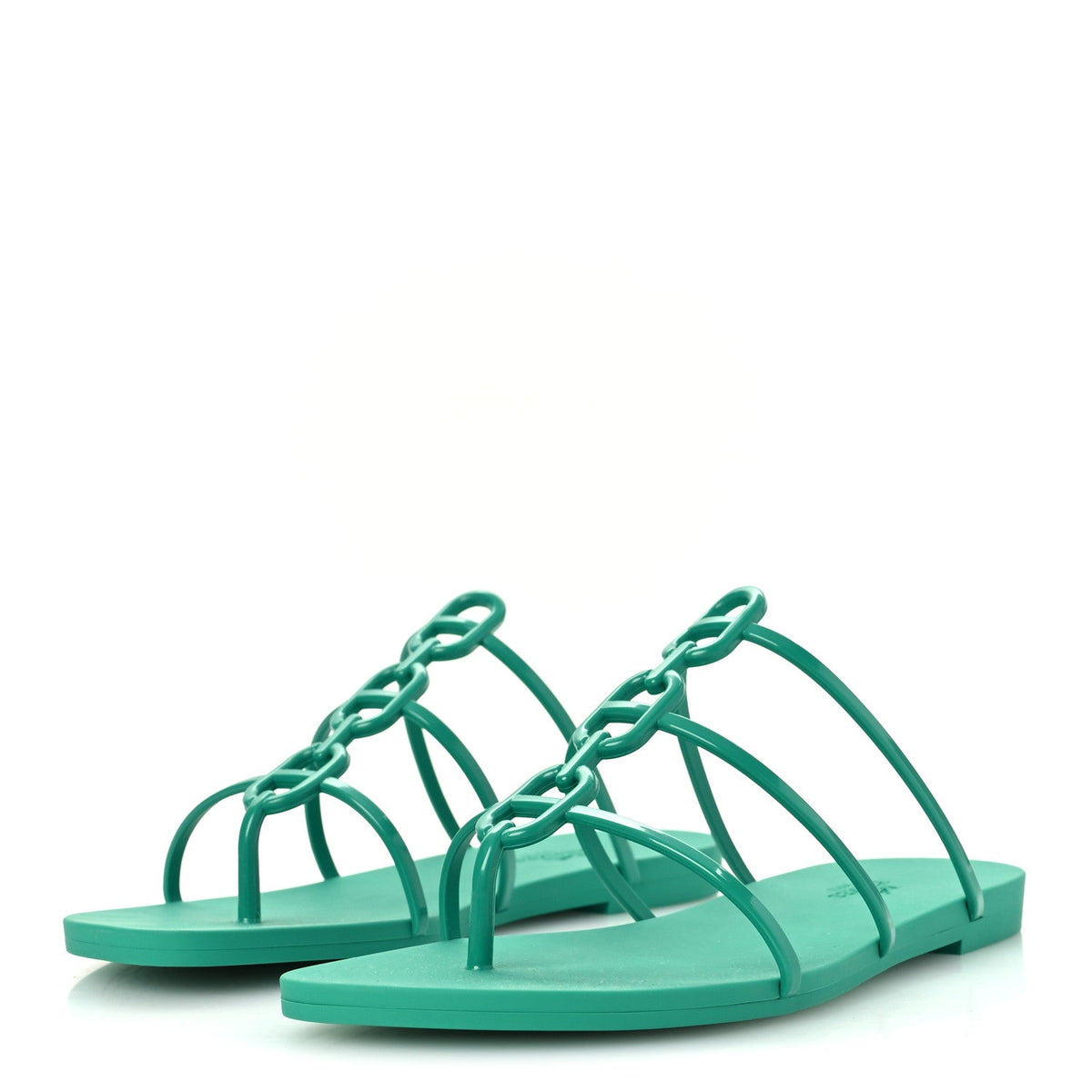 Rubber Womens Mykonos Sandals 37 Vert Tourmaline wholesalehk.shop