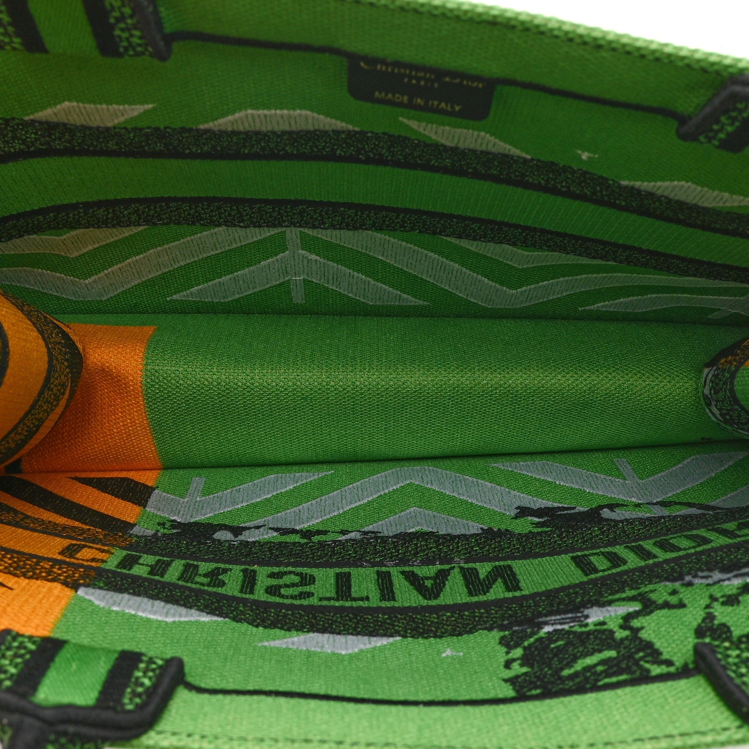 Canvas Embroidered Medium Jungle Pop Book Tote Green Multicolor £¨ Direct shipment via from wholesalehk.shop