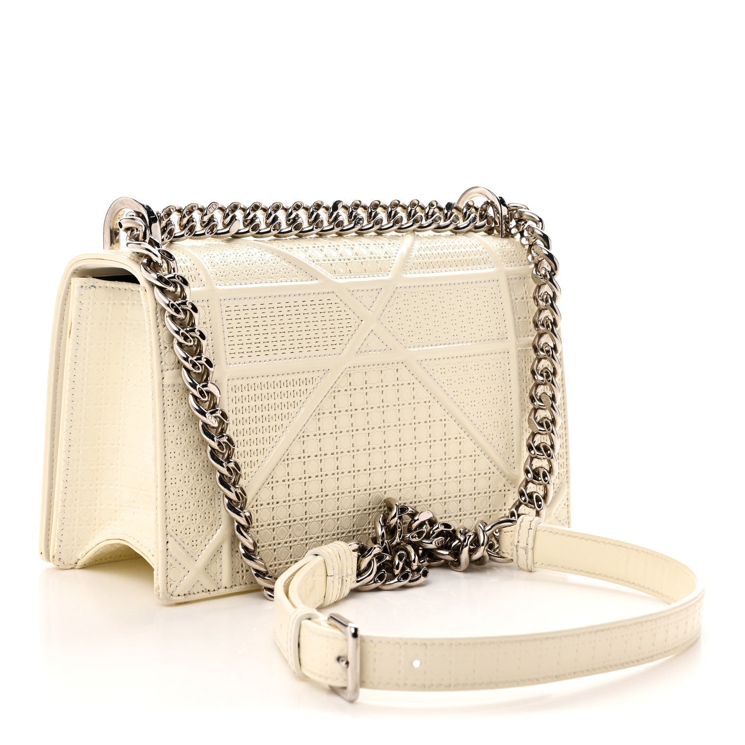 Patent Micro-Cannage Small Diorama Flap Bag White ¡§ Direct shipment via from wholesalehk.shop