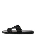 Monogram Denim Mens LV Oasis Mules 9.5 Black £¨ Direct shipment via from wholesalehk.shop