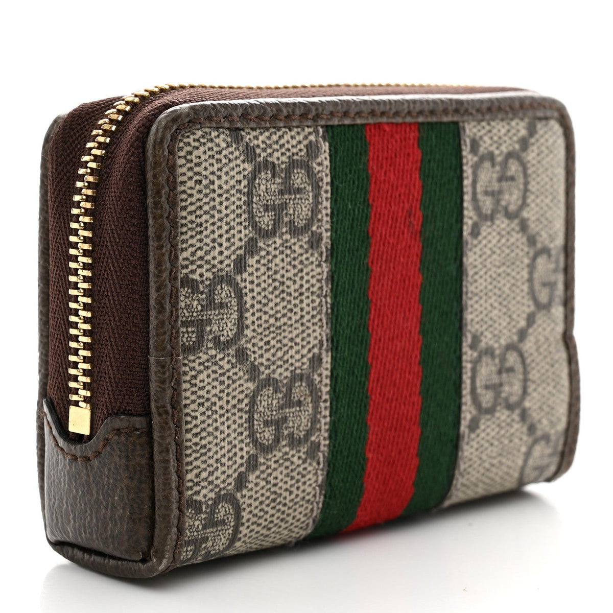GG Supreme Monogram Web Ophidia Playing Card Case Beige New Acero wholesalehk.shop
