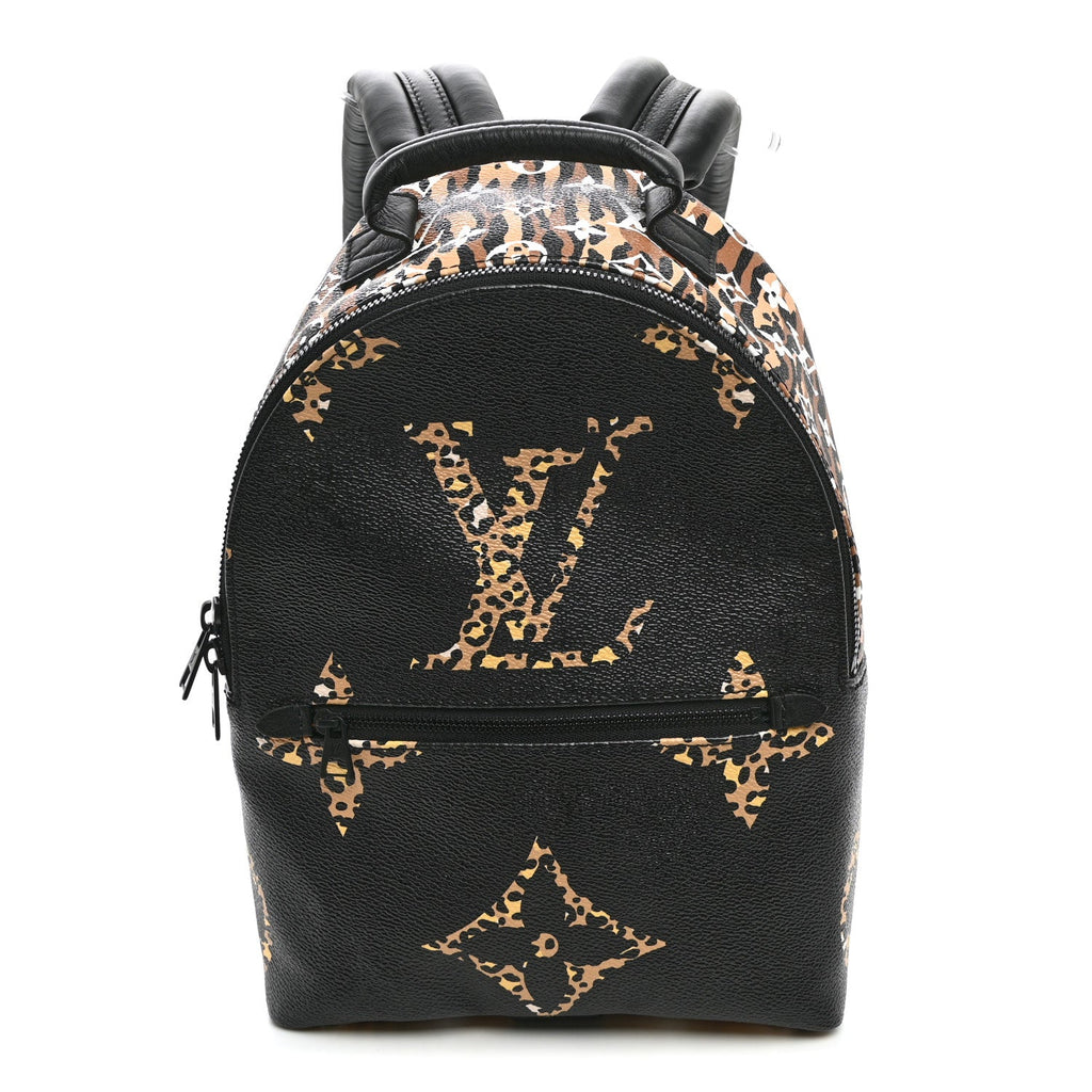 Monogram Giant Jungle Palm Springs Backpack PM Black £¨ Direct shipment via from wholesalehk.shop