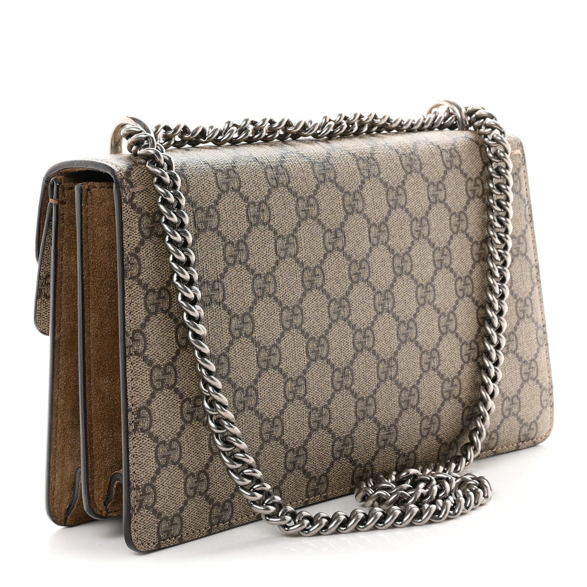 GG Supreme Monogram Small Dionysus Shoulder Bag Taupe wholesalehk.shop