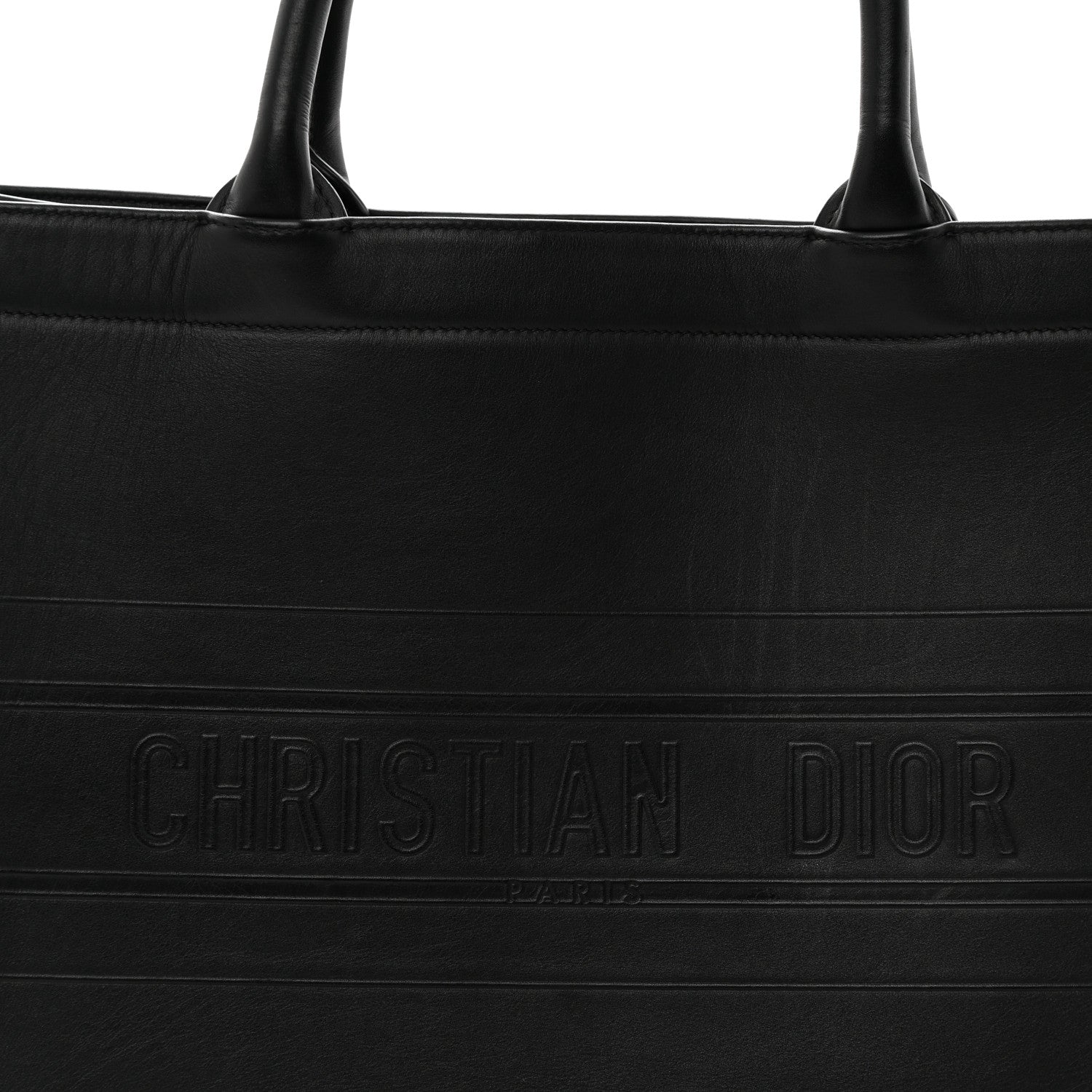Calfskin Embossed Medium Book Tote Black £¨ Direct shipment via from wholesalehk.shop