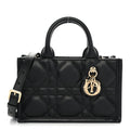 Calfskin Macrocannage Mini Book Tote Black £¨ Direct shipment via from wholesalehk.shop
