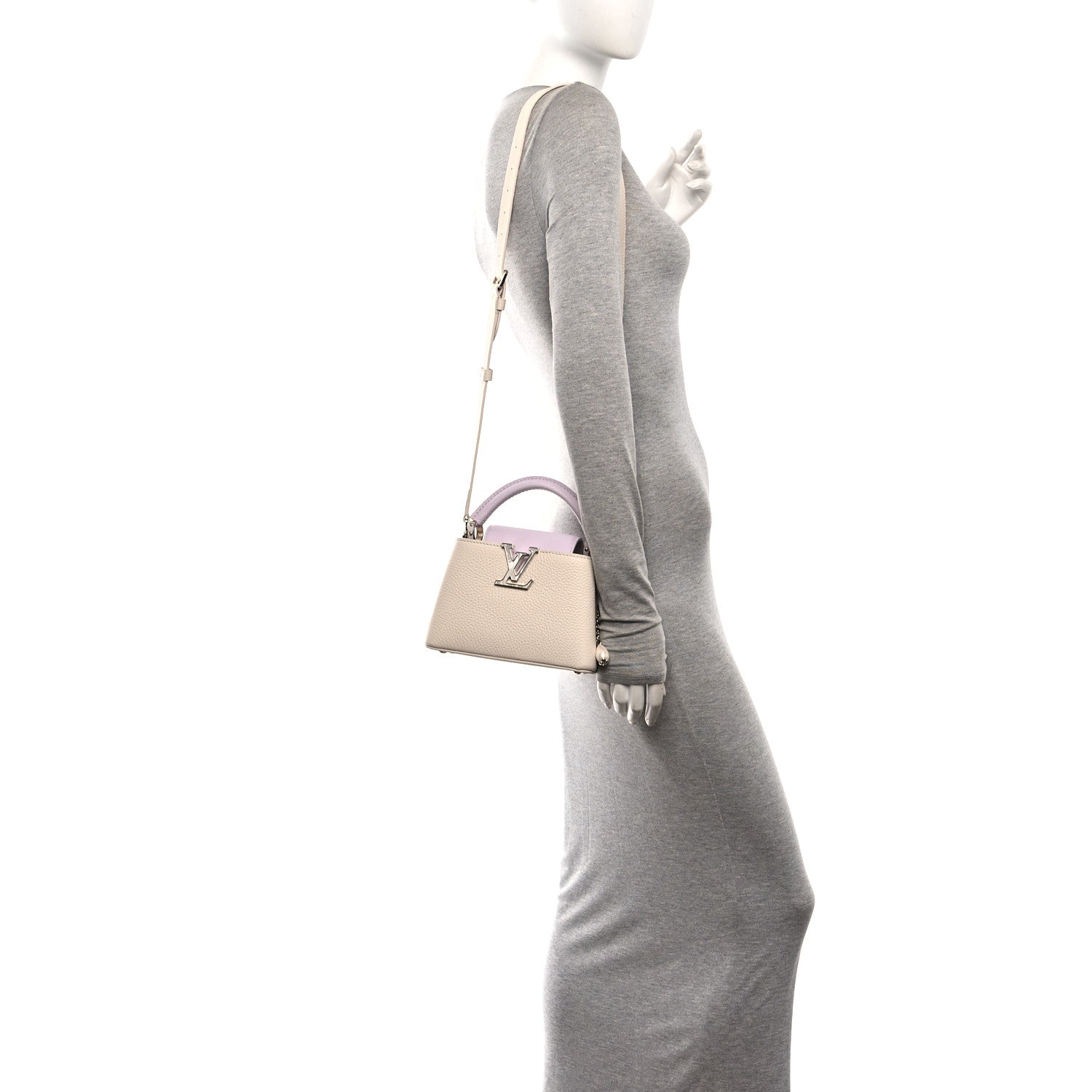 Taurillon Mother of Pearl Flower Chain Capucines Mini Quartz Misty £¨ Direct shipment via from wholesalehk.shop