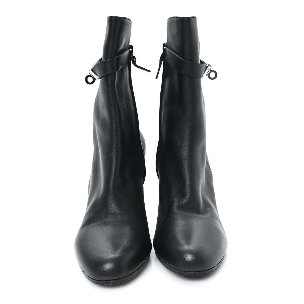 Calfskin Saint Germain Ankle Boots 37.5 Black wholesalehk.shop