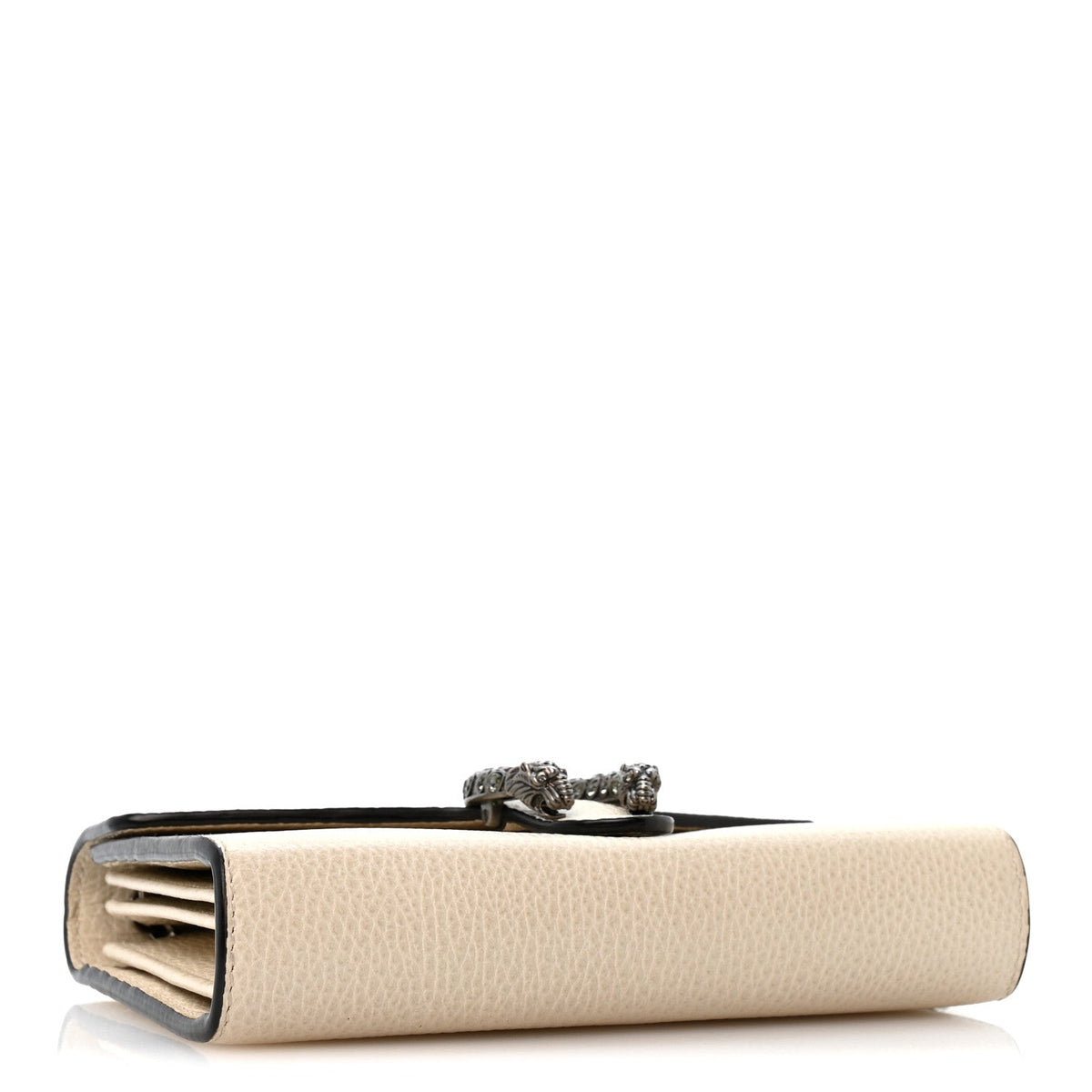 Dollar Calfskin Mini Dionysus Chain Wallet Mystic White wholesalehk.shop