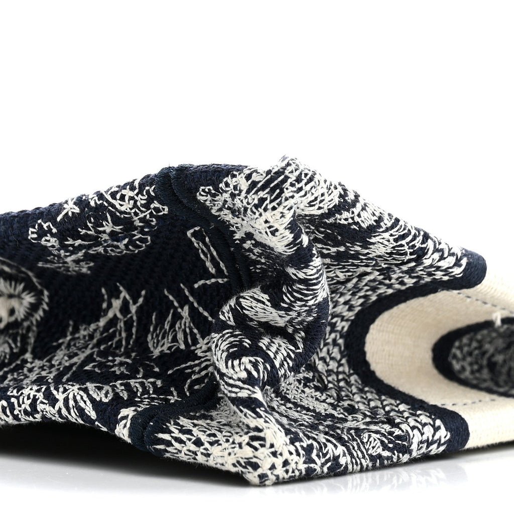 Canvas Embroidered Mini Toile De Jouy Book Tote Blue £¨ Direct shipment via from wholesalehk.shop