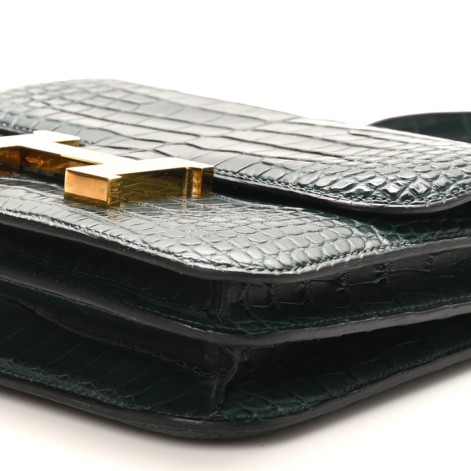 Matte Alligator Constance 18 Vert Cypress £¨ Direct shipment via from wholesalehk.shop