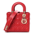Lambskin Cannage Small My ABCDior Lady Dior Red wholesalehk.shop