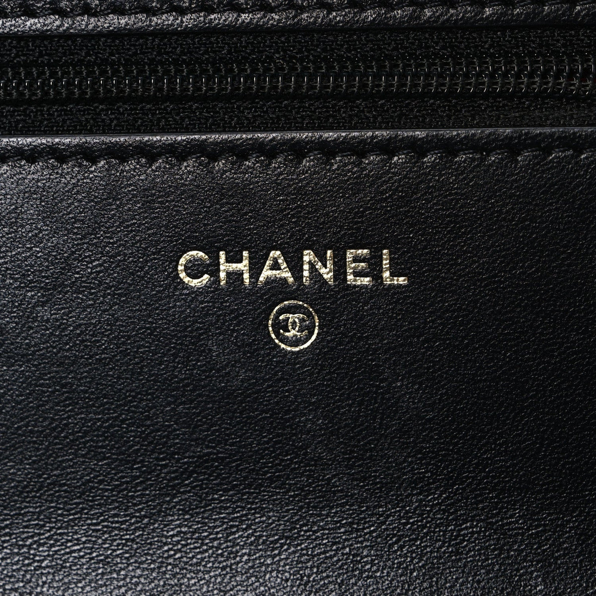 Lambskin Quilted Chanel 19 Wallet On Chain WOC Black wholesalehk.shop