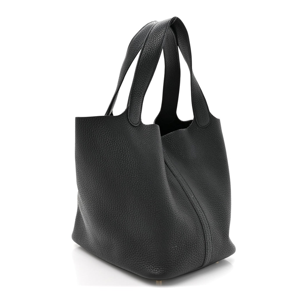 Taurillon Clemence Picotin Lock 22 MM Black £¨ Direct shipment via from wholesalehk.shop