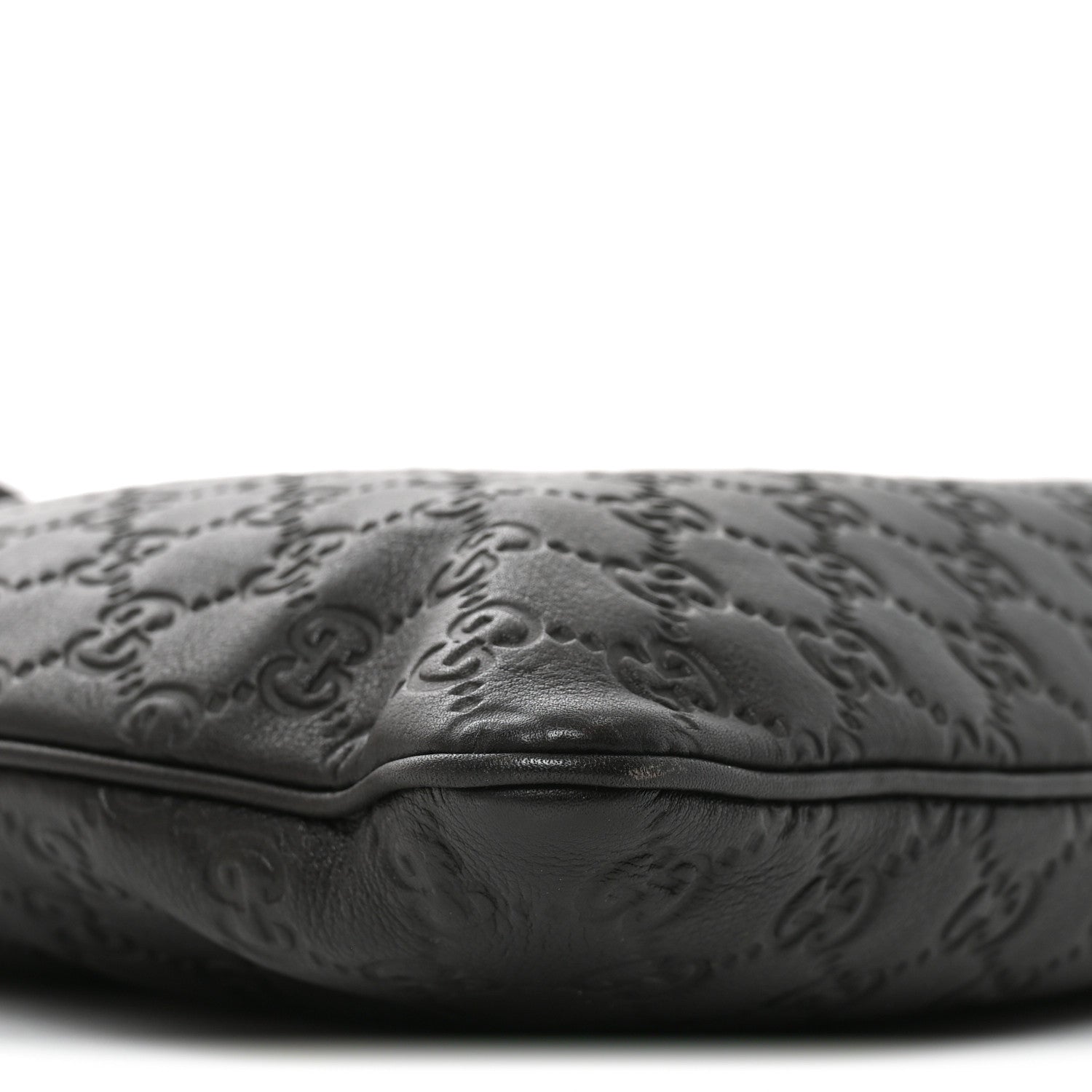 Guccissima Medium Flat Messenger Bag Black £¨ Direct shipment via from wholesalehk.shop